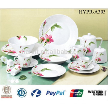 47pcs Ceramic Porcelain Dinnerware conjuntos para 8 pessoas